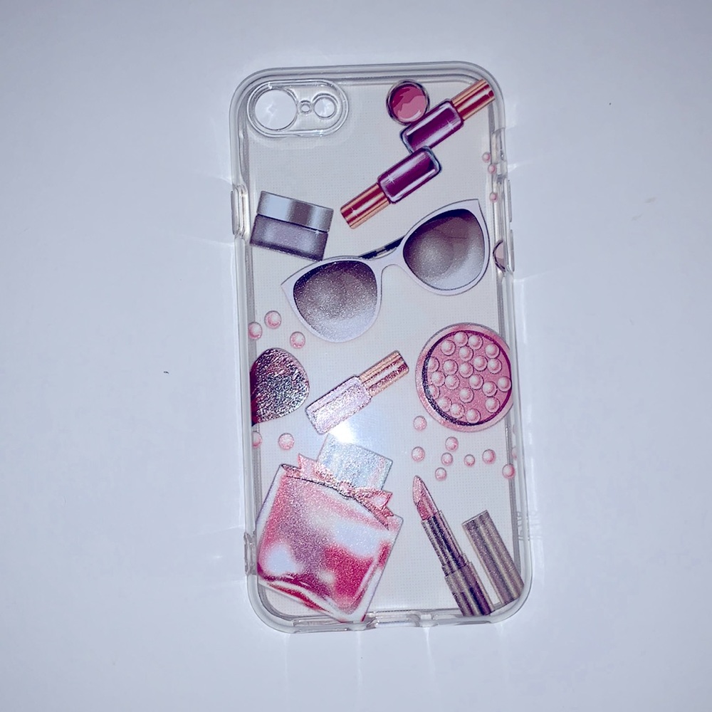 Makeup iPhone 7 clear case